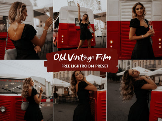 Premium Lightroom Preset | Old Vintage Film